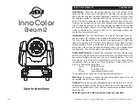 Preview for 1 page of American DJ Inno Color Beam 12 User Instructions