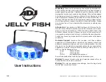 American DJ Jelly Fish User Instructions preview