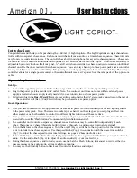 Preview for 1 page of American DJ Light Copilot User Instructions