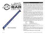 Preview for 1 page of American DJ Mega Bar LED RC User Instructions