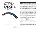 Предварительный просмотр 1 страницы American DJ Mega Pixel Arch User Instructions