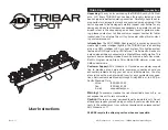 Preview for 1 page of American DJ MEGA TRI38 SYSTEM User Instructions