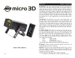 Preview for 1 page of American DJ Micro 3D User Instructions