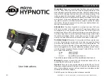 American DJ Micro Hypnotic User Instructions preview