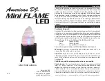 Preview for 1 page of American DJ Mini Flame LED User Instructions