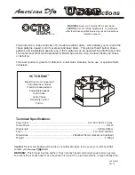 American DJ Octo Beam User Instructions preview