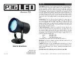 American DJ P36 LED User Instructions preview