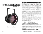 American DJ P64 LED Plus User Instructions preview