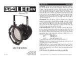 American DJ P64 LED WH User Instruction preview