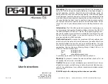 American DJ P64 LED User Instructions preview