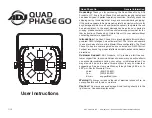 American DJ Quad Phase Go User Instructions preview