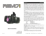 Preview for 1 page of American DJ Revo I User Instructions