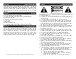 Preview for 2 page of American DJ Tri Star User Instructions