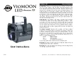 American DJ VioMoon LED User Instructions preview