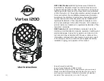 American DJ Vortex 1200 User Instructions preview
