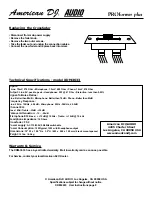 Preview for 8 page of American DJ XDM-3633 User Instructions