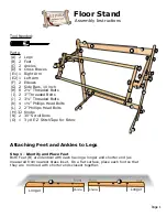 American Dream Products E-Z Stitch Assembly Instructions Manual preview