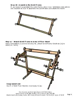 Preview for 6 page of American Dream Products E-Z Stitch Assembly Instructions Manual