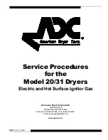 American Dryer Corp. 20/31 Service Procedures preview