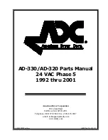 Preview for 1 page of American Dryer Corp. 24 VAC Phase 5 AD-320 Parts Manual