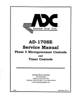 American Dryer Corp. AD-170SE Service Manual preview