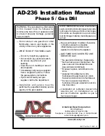 Preview for 1 page of American Dryer Corp. AD-236 Installation Manual