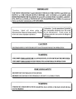 Preview for 3 page of American Dryer Corp. AD-385 Installation & Operator'S Manual