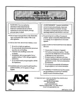 American Dryer Corp. AD-75T Installation & Operator'S Manual preview