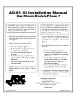 American Dryer Corp. AD-81 III Installation Manual preview