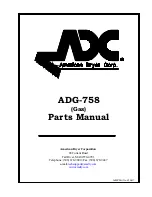 American Dryer Corp. ADG-758 Parts Manual preview