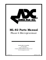 American Dryer Corp. Gas/Steam Models ML-82 Parts Manual preview