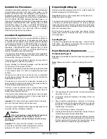 Preview for 8 page of American Dryer Corp. HBG76 Installation & Operator'S Manual