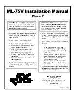 American Dryer Corp. ML-75V Phase 7 Installation Manual preview