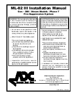 Preview for 1 page of American Dryer Corp. ML-82 III Installation Manual