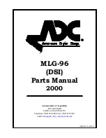 American Dryer Corp. MLG-96 Parts Manual preview