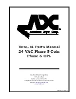 Preview for 1 page of American Dryer Corp. Phase 7 OPL/Fire Suppression System EURO-14 Parts Manual