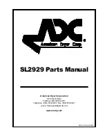 American Dryer Corp. SL2929 Parts Manual preview