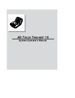 Preview for 2 page of American Dynamics AD Touch Tracker 16 Operator'S Manual