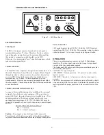 Предварительный просмотр 6 страницы American Dynamics AD1421 Installation And Operating Instructions Manual