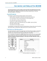 Preview for 12 page of American Dynamics AD2089 Operator'S Manual