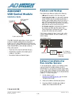 American Dynamics ADACSNET Installation Manual preview