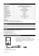 Preview for 2 page of American Dynamics ADC523PIR Operating Instructions