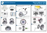 American Dynamics ADCi825-F312 Quick Installation Manual предпросмотр