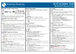 Preview for 2 page of American Dynamics ADCi825-F312 Quick Installation Manual