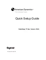 Предварительный просмотр 1 страницы American Dynamics ADCIPEBN Quick Setup Manual