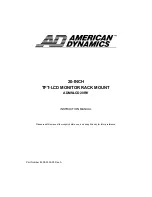 Предварительный просмотр 1 страницы American Dynamics ADMNLCD20RK Instruction Manual