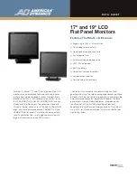 American Dynamics ADMNM19LCD Datasheet preview