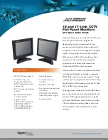 American Dynamics ADMNM1LCD15 Specifications preview