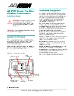 Предварительный просмотр 1 страницы American Dynamics ADSPOT Installation Manual