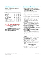 Preview for 2 page of American Dynamics ADTT16E Touch Tracker Installation Instructions Manual